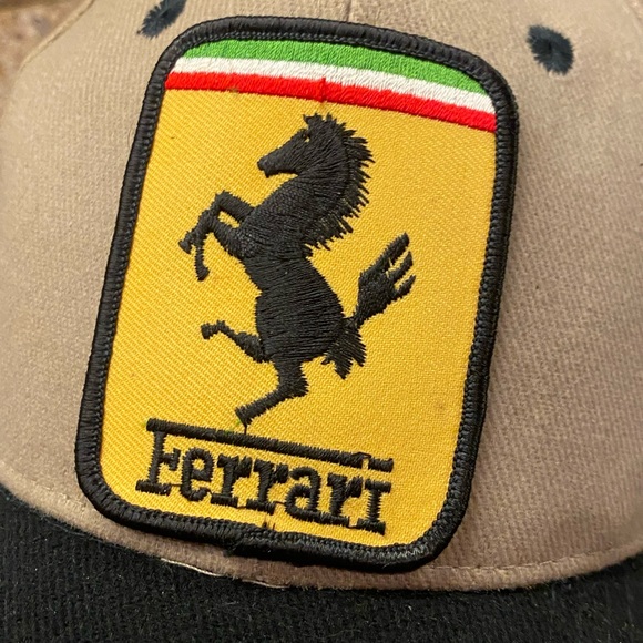 Vintage 1980’s FERRARI Snapback Baseball Hat Cap - Picture 2 of 12